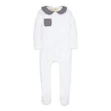 Load image into Gallery viewer, Boys Jacquard Collar Onesie
