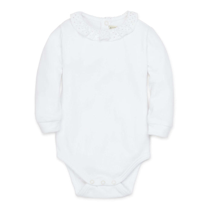 Embroidered-Collar Baby Body